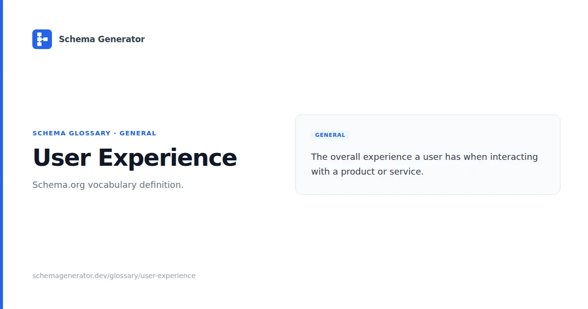 User Experience glossary term illustration